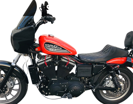 ULTRACOOL Side Mount Oil Cooler Kit - Gloss Black - Sportster SMSP-1G