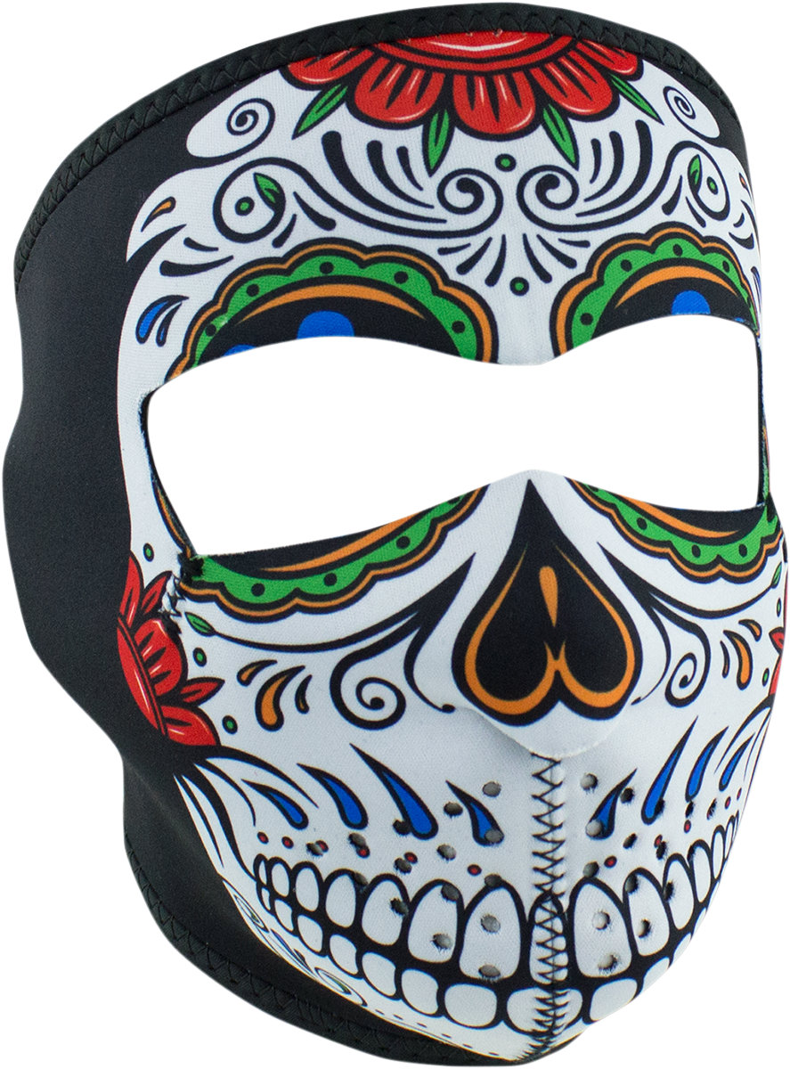 ZAN HEADGEAR Full-Face Mask - Muerte Skull WNFM413