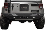 DV8 Offroad 07-18 Jeep Wrangler JK Full Length Rear Bumper w/ Lights RBSTTB-10
