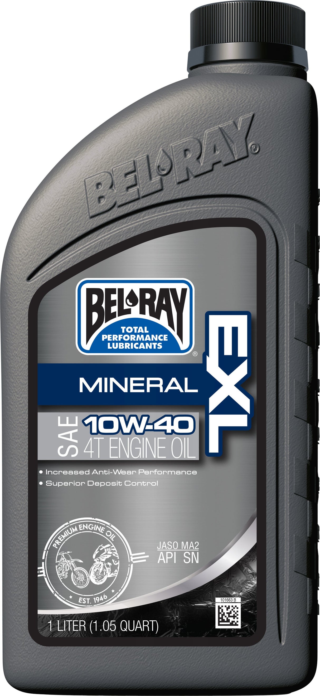 BEL-RAY Exl Mineral 4t Engine Oil 10w-40 1l 99090-B1LW