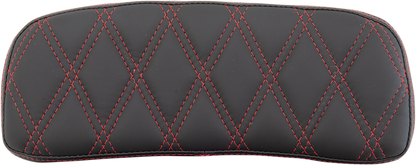 DRAG SPECIALTIES Chopped Tour-Pak Pad - Double Diamond - Black/Red 0822-0434