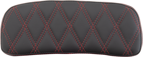 DRAG SPECIALTIES Chopped Tour-Pak Pad - Double Diamond - Black/Red 0822-0434