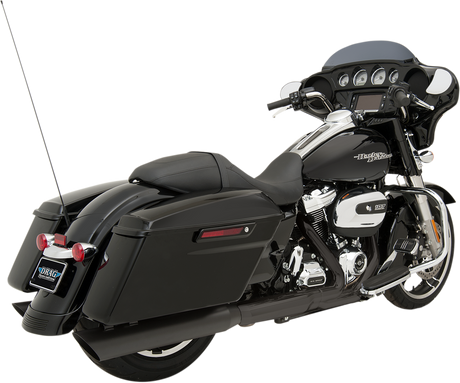 DRAG SPECIALTIES 4" Mufflers for FL - Black H00968