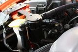 J&L 15-23 Ford Mustang GT/15-20 Ford Mustang GT350 Passenger Side Oil Separator 3.0 - Black Anod 3030P-B