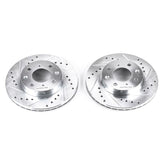 Power Stop 88-91 Honda Civic Front Evolution Drilled & Slotted Rotors - Pair JBR304XPR