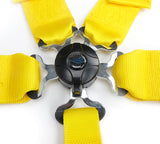 NRG 5PT 3in. Seat Belt Harness / Cam Lock - Yellow SBH-B6PCYL