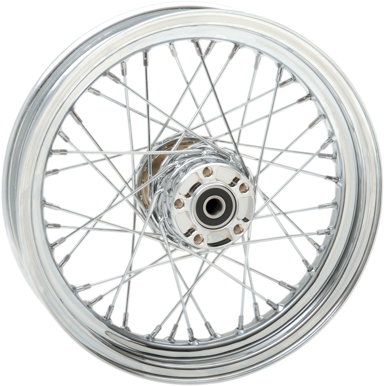 DRAG SPECIALTIES Rear Wheel - Single Disc/No ABS - Chrome - 16"x3.00" 64370