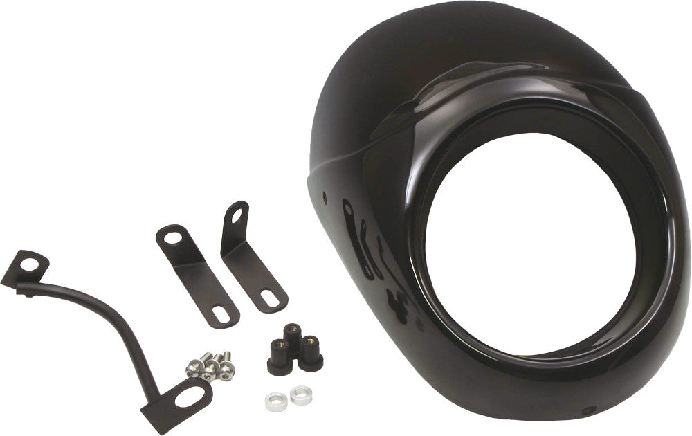 WEST-EAGLE Bikini Headlight Cowls W/Visor Mount H3537