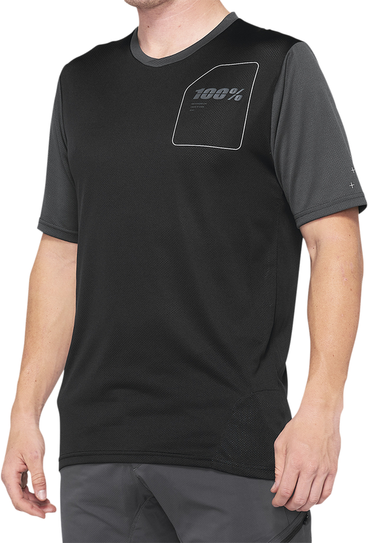 100% Ridecamp Jersey - Charcoal/Black - XL 40027-00008