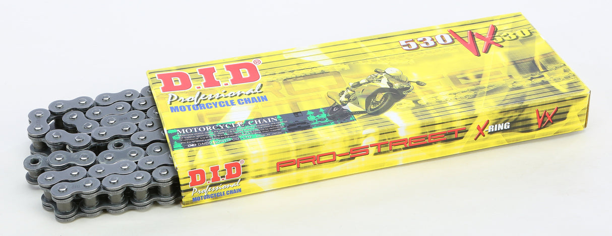 D.I.D Pro-Street 530vx-108 X-Ring Chain 530VX-108L