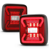 ANZO 18-19 Jeep Wrangler JL LED Taillights Black 311295