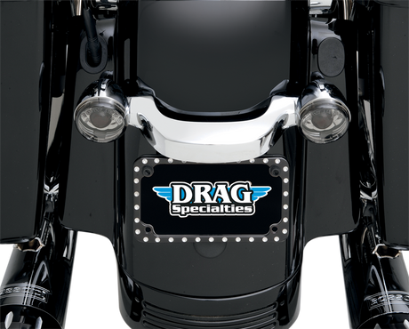 COVINGTONS License Plate Frame - Machined Diamond-Edge - Black C1265-B