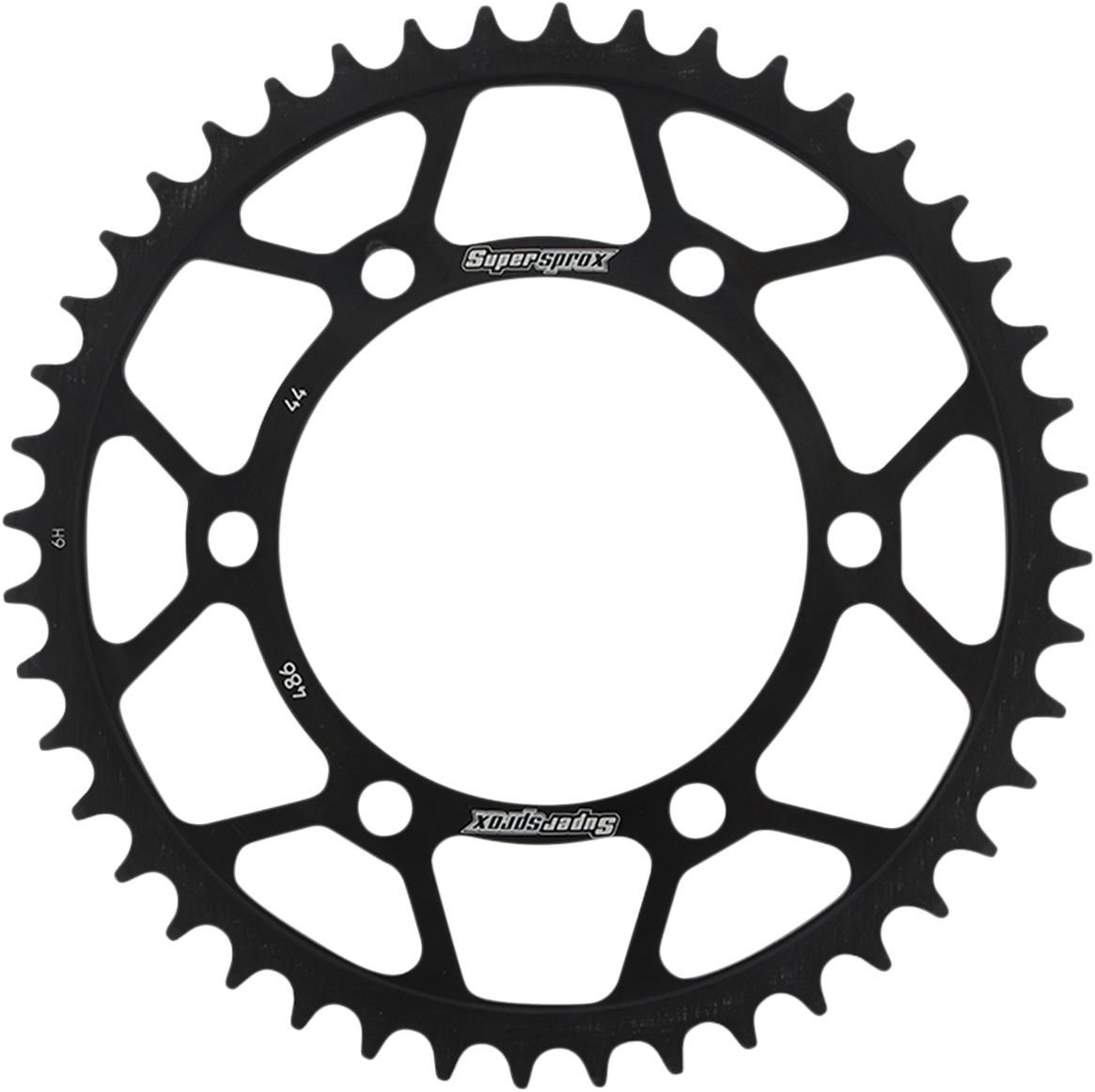 SUPERSPROX Rear Sprocket - 44 Tooth RFE-486-44-BLK