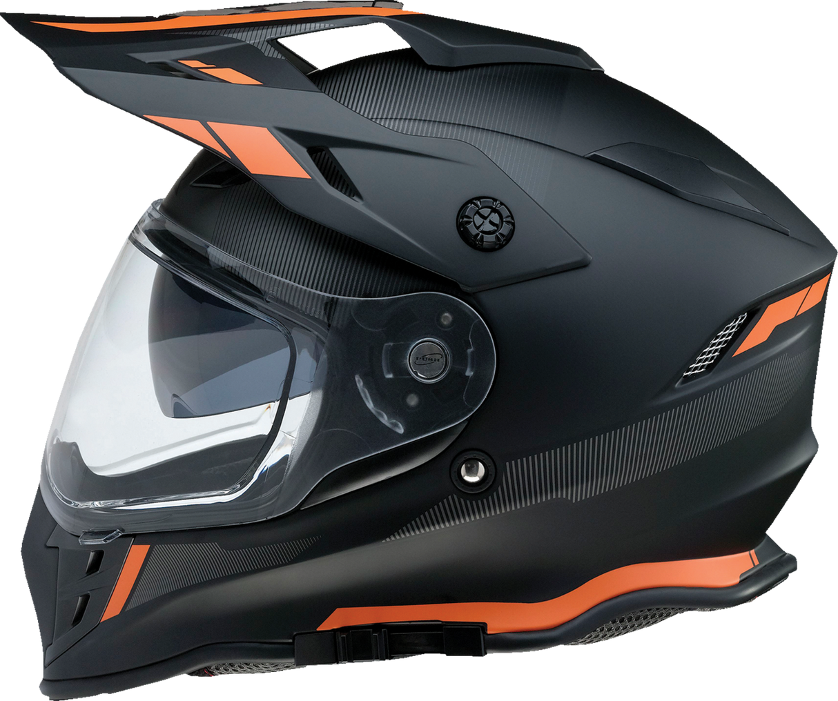 Z1R Range Helmet - Uptake - Black/Orange - Medium 0140-0116