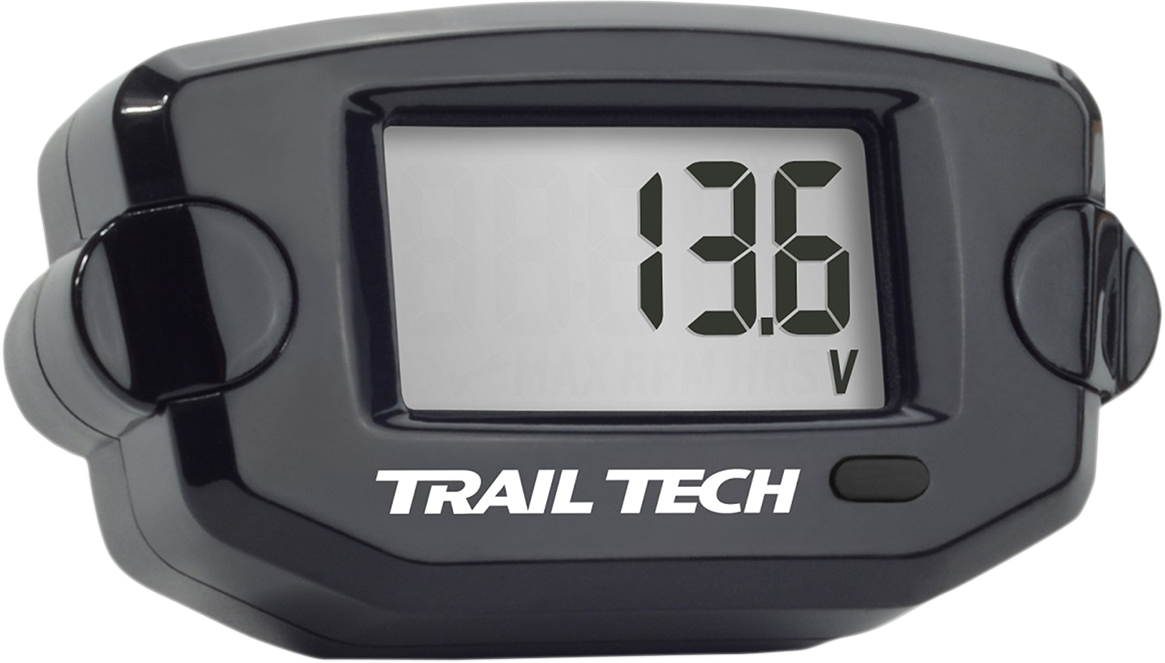 TRAIL TECH Voltage Meter - Black 742-V00-BL