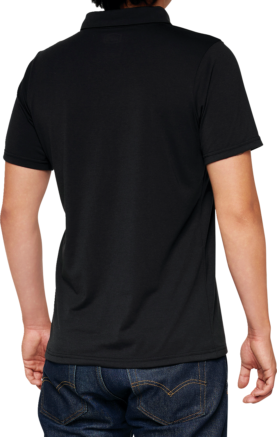 100% Corpo Polo Shirt - Black/Gray - Medium 35019-057-11