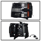 Spyder Chevy Silverado 1500 07-13 V2 Projector Headlights - LED DRL - Black PRO-YD-CS07V2-DRL-BK 5083524