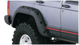 Bushwacker 84-01 Jeep Cherokee Cutout Style Flares 4pc Fits 4-Door Sport Utility Only - Black 10911-07