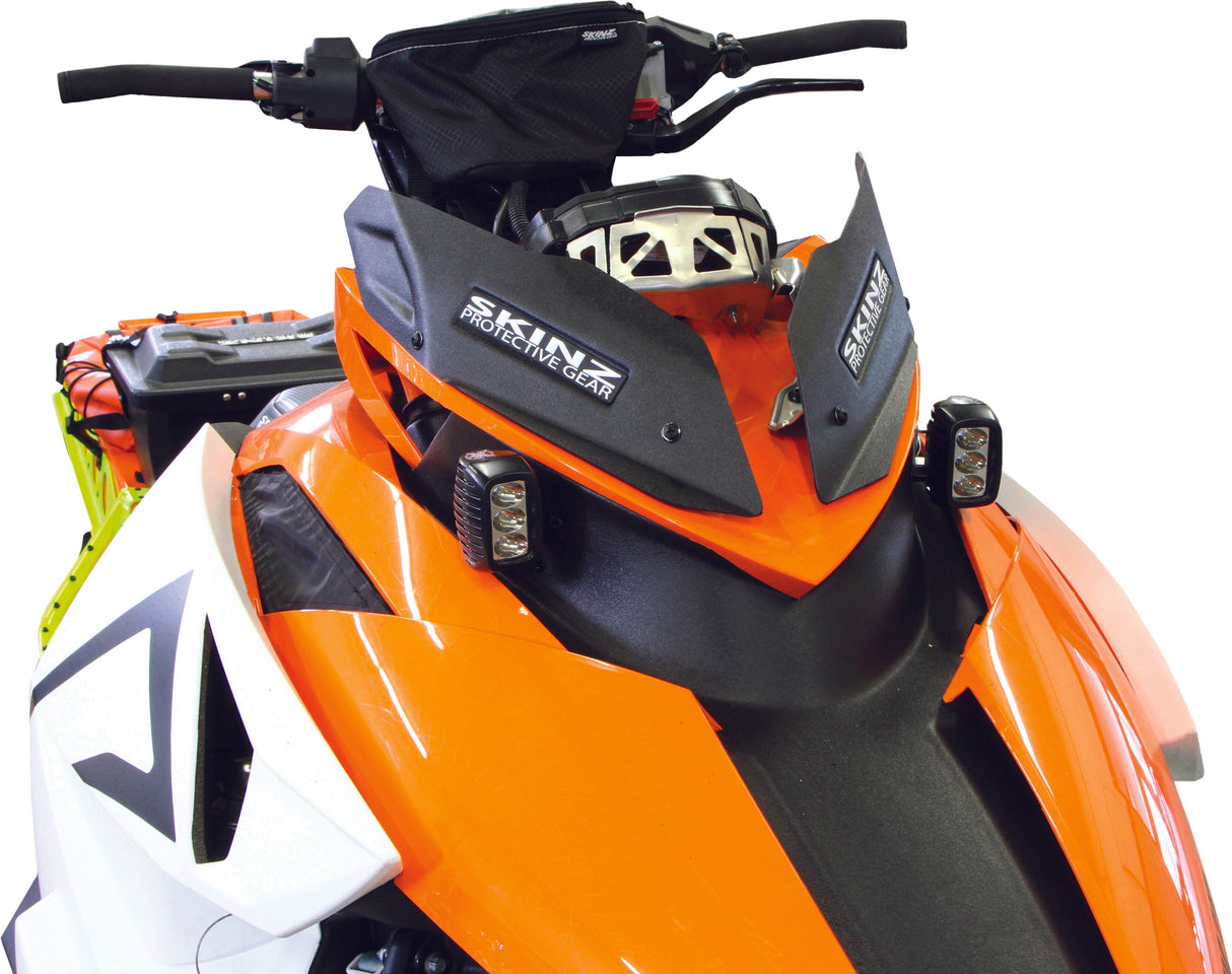 SPG Windshield Flips Arctic Flat Blk ACPCWF100-FBK