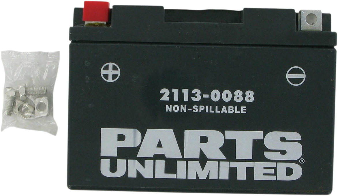 Parts Unlimited Agm Battery - Yt9b-4/Yt9b-Bs Ct9b-4