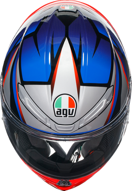 AGV K6 S Helmet - Slashcut - Black/Blue/Red - Medium 2118395002015M