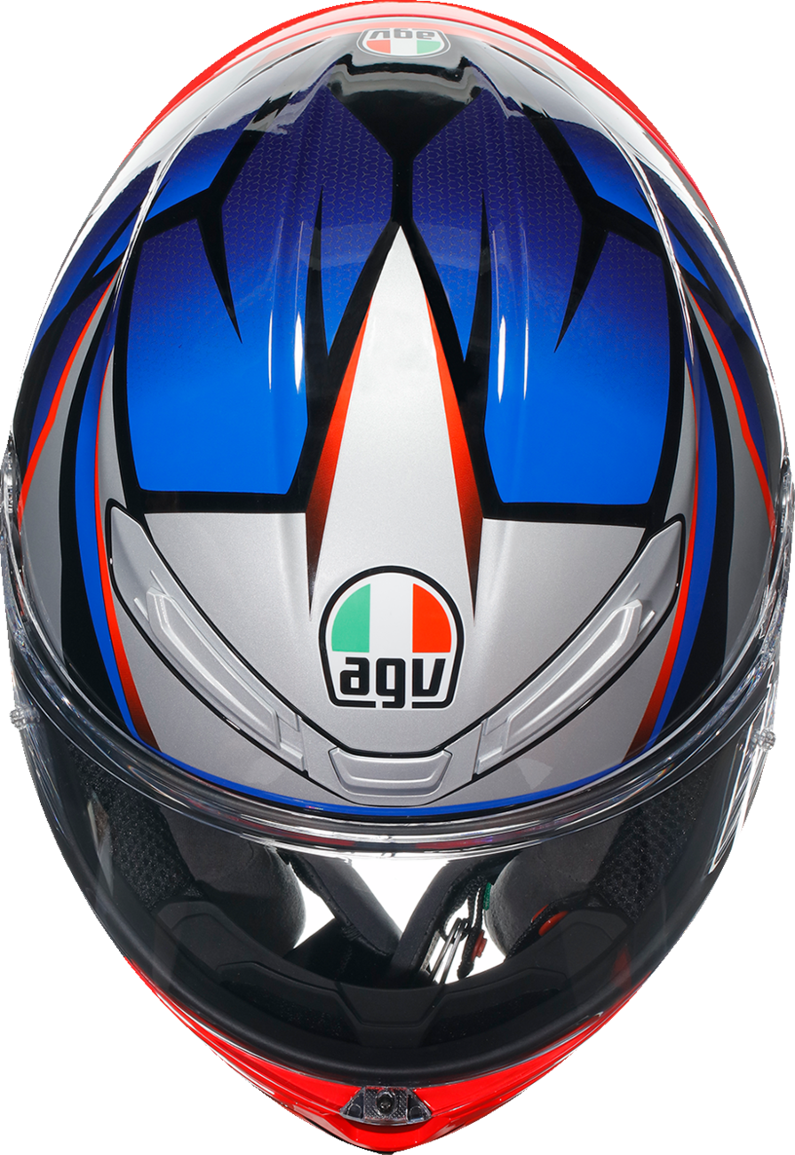 Casco AGV K6 S - Slashcut - Negro/Azul/Rojo - XL 2118395002015XL 