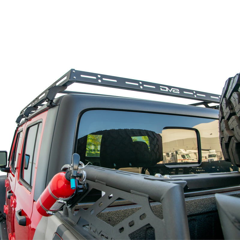 DV8 Offroad 07-18 Jeep Wrangler JK 4 DR / JL 2 DR & JT / 18+ Gladiator Roof Rack RRJL-02