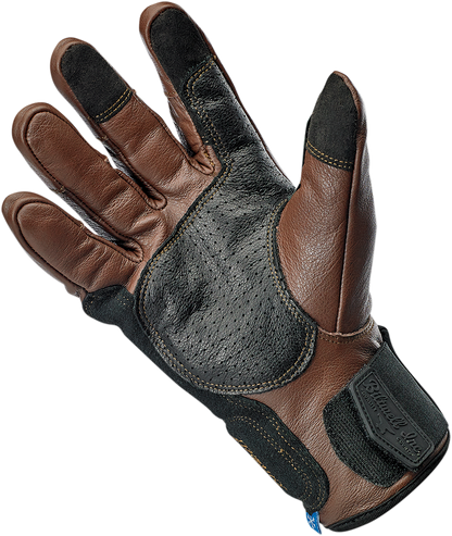 BILTWELL Belden Gloves - Chocolate/Black - Small 1505-0201-302