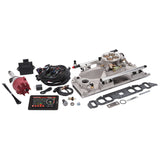Edelbrock Pro Flo 4 Fuel Injection Kit Sequential Port BBC Oval 625 Max HP 35 LbHr Injectors Satin 35830
