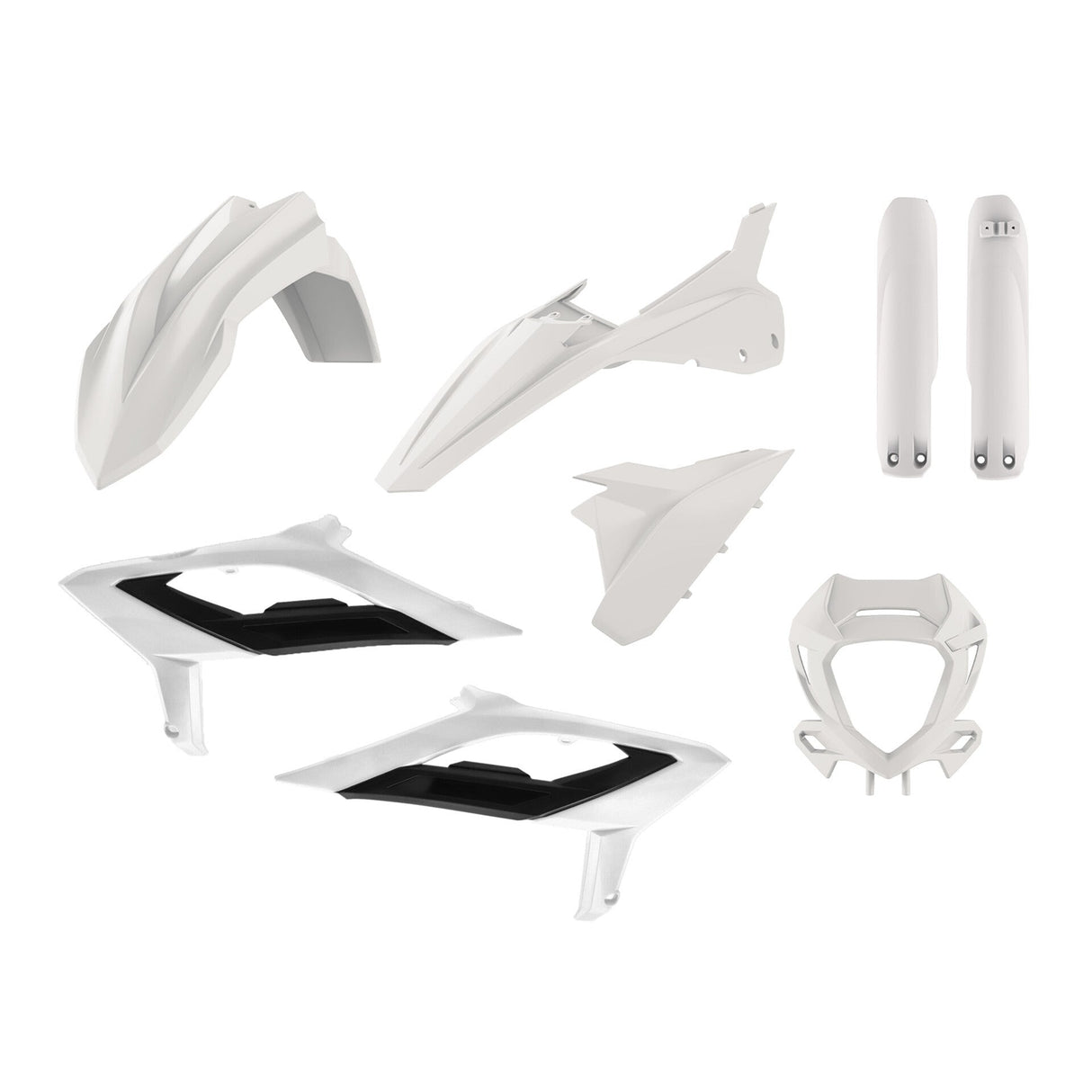 POLISPORT Plastic Body Kit Beta White 91316