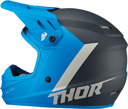 THOR Youth Sector Helmet - Chev - Blue/Light Gray - Medium 0111-1476