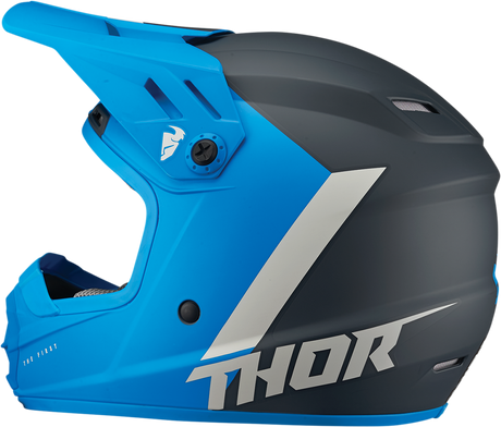 THOR Youth Sector Helmet - Chev - Blue/Light Gray - Medium 0111-1476