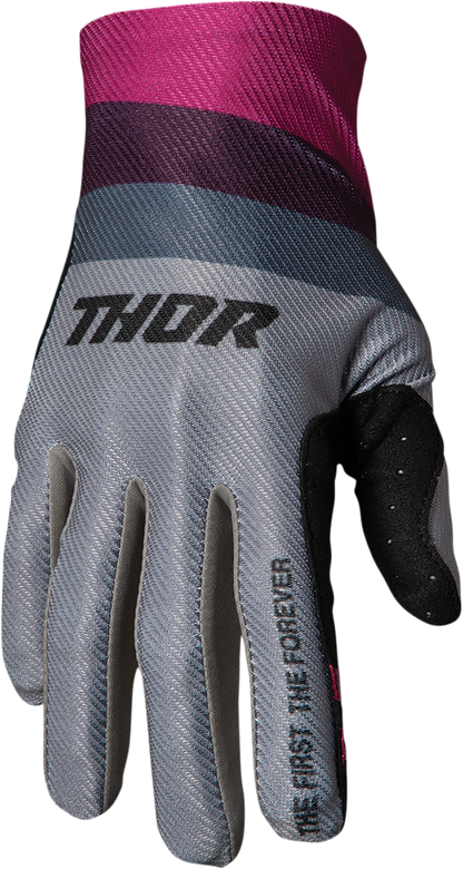 THOR Assist Gloves - React Gray/Purple - Large 3360-0065