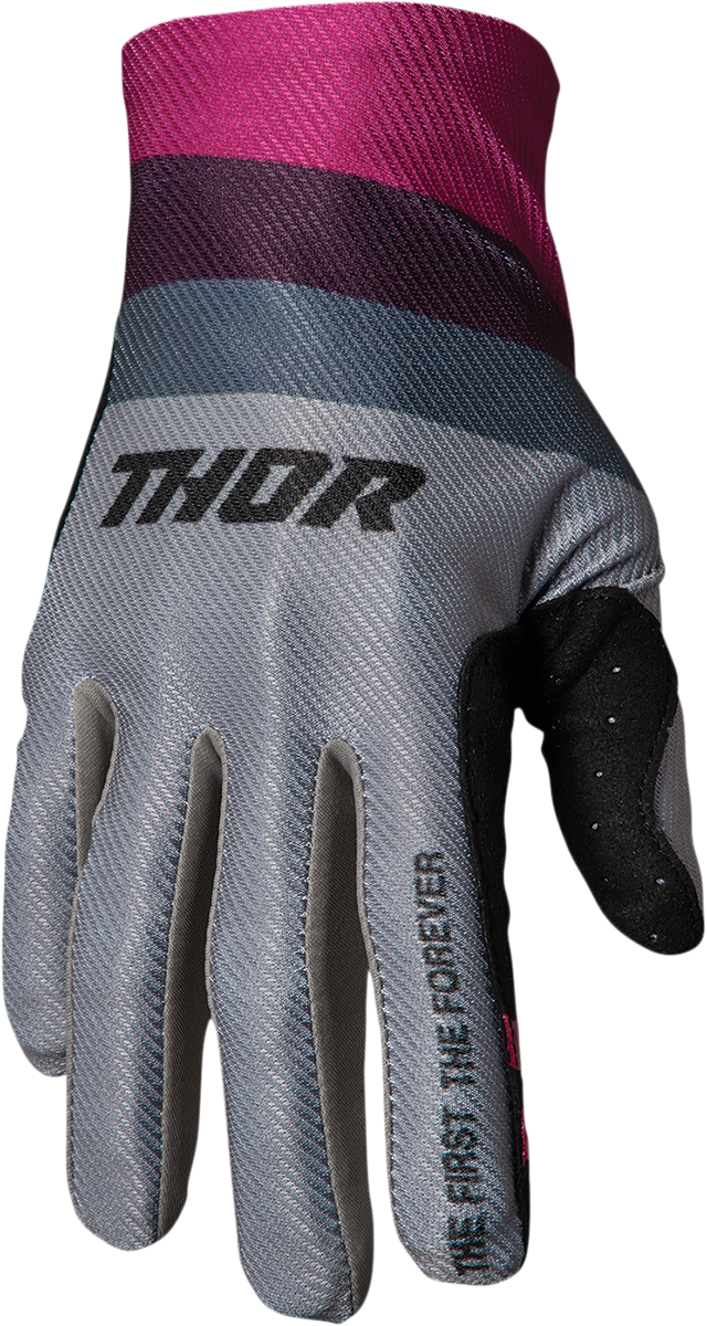 THOR Assist Gloves - React Gray/Purple - XS 3360-0062