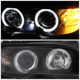 Spyder BMW E46 3-Series 04-06 2 DR Projector Halogen Model- LED Halo Blk PRO-YD-BMWE4604-2DR-HL-BK 5077141