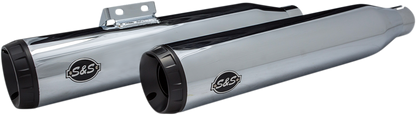 S&S CYCLE Grand National Race Mufflers for Softail - Chrome 550-0740