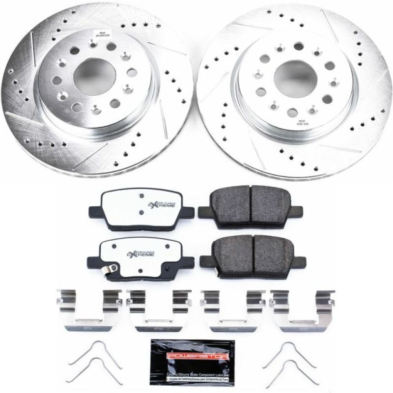 Power Stop 18-19 Buick Enclave Rear Z26 Street Warrior Brake Kit K7411-26