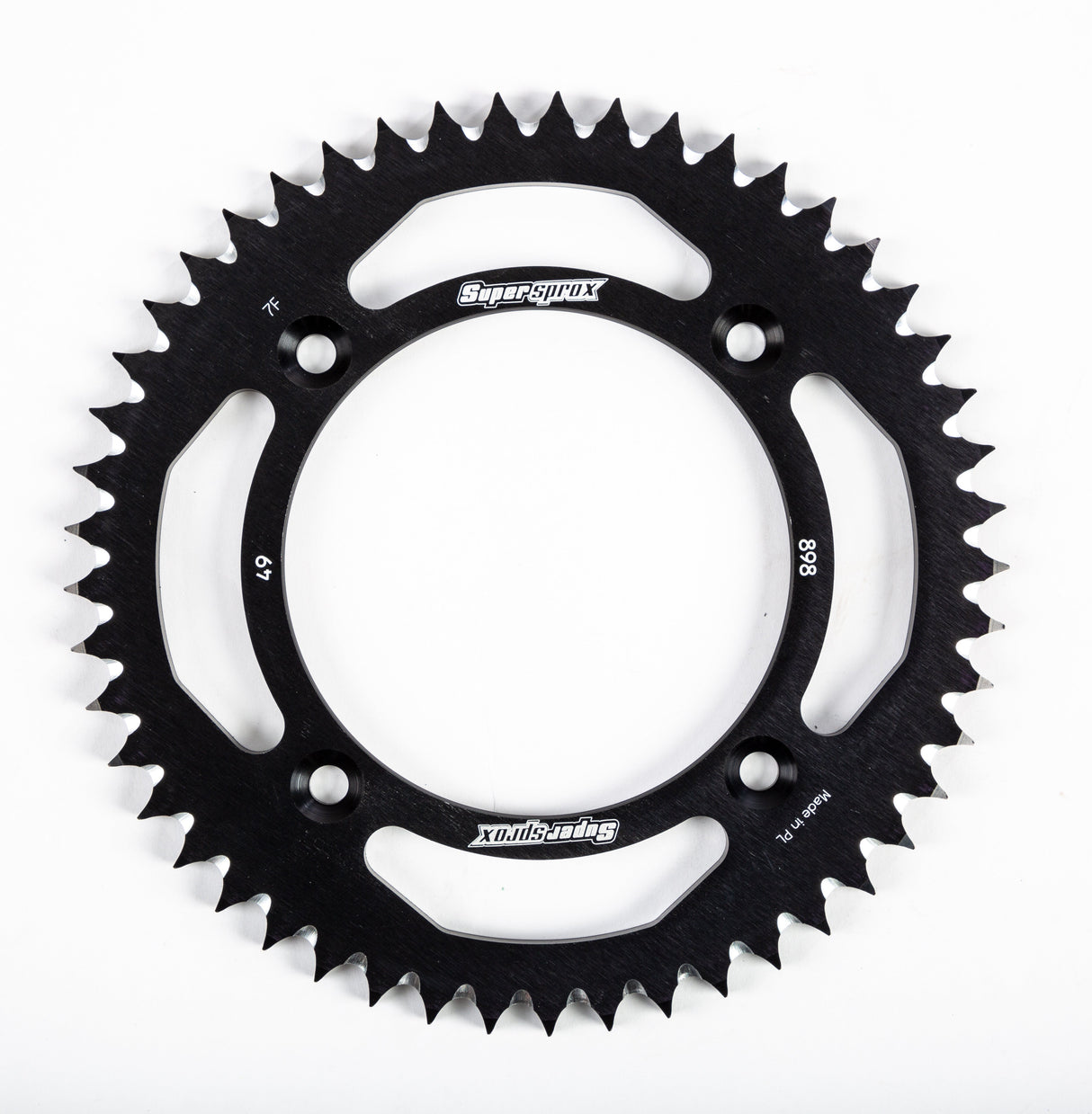SUPERSPROX Rear Sprocket Aluminum 49t-428 Blk Ktm RAL-898-49-BLK