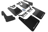 Rally Armor 12-19 Toyota 4Runner UR Black Mud Flap w/ White Logo MF48-UR-BLK/WH