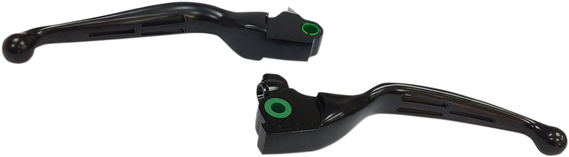 DRAG SPECIALTIES Brake Lever - Wide Blade - Slotted - Trike - Black S/B MATTE BLK BRAKE LEVER H07-0606MB-B