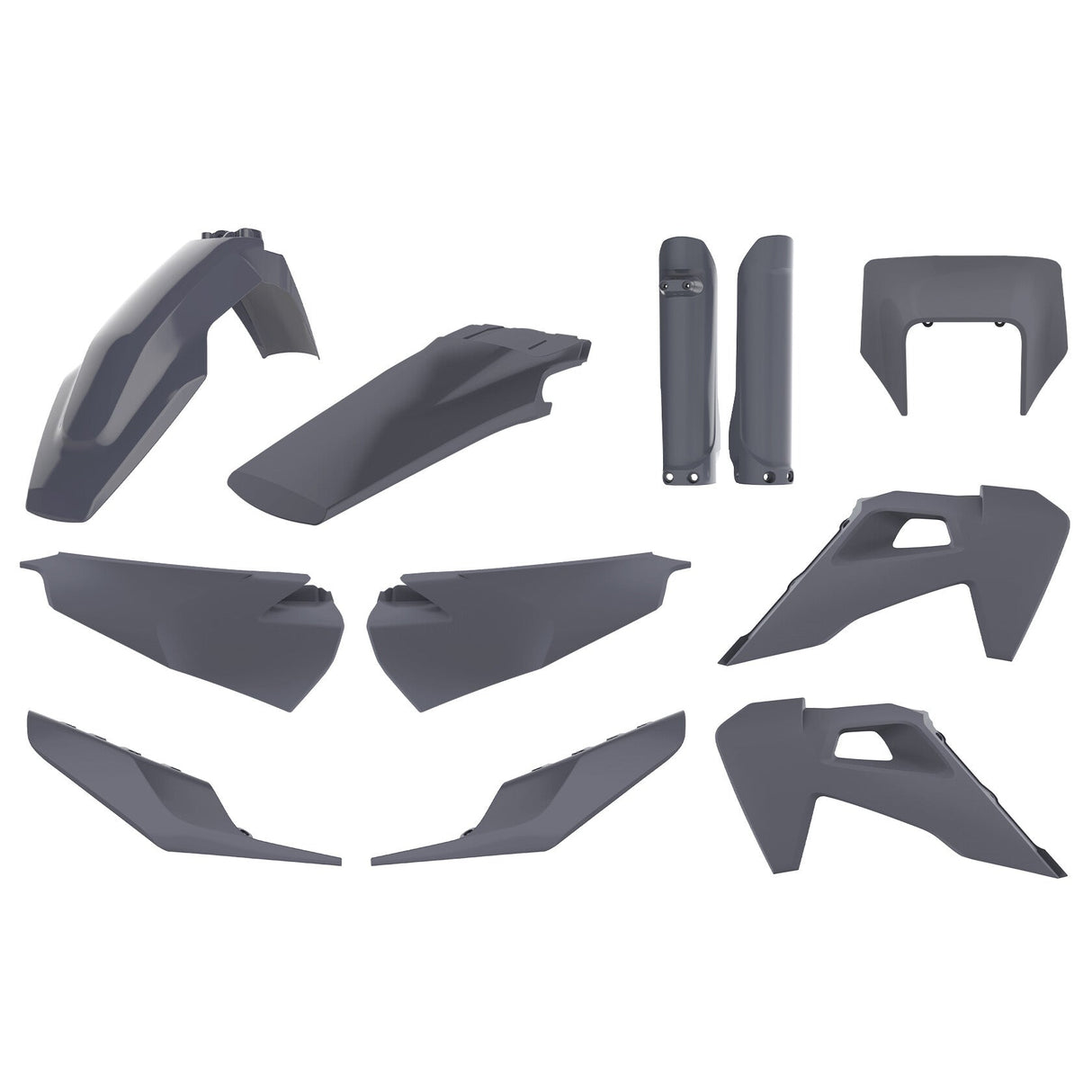 POLISPORT Enduro Kit With Mask Nardo Grey Hus 90905