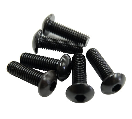 NRG Steering Wheel Screw Upgrade Kit (Flat) - Black SWS-100BK