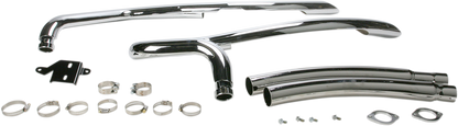 COBRA Speedster Swept Exhaust - Chrome - M90 3223