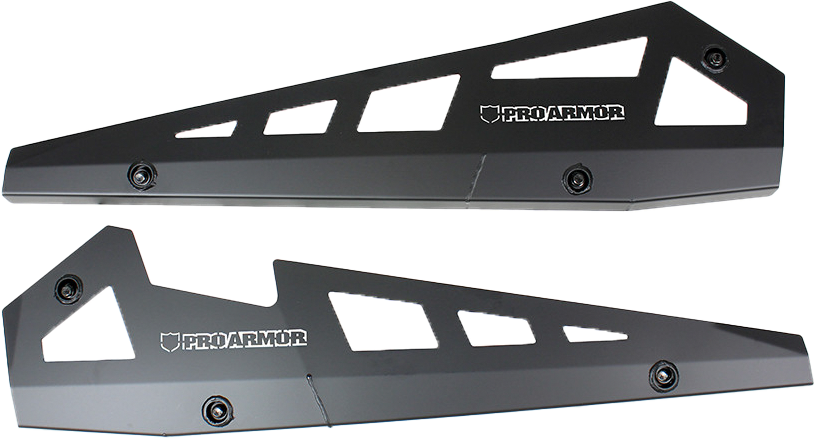 PRO ARMOR Rock Sliders Solar Black Pol P141221SLR