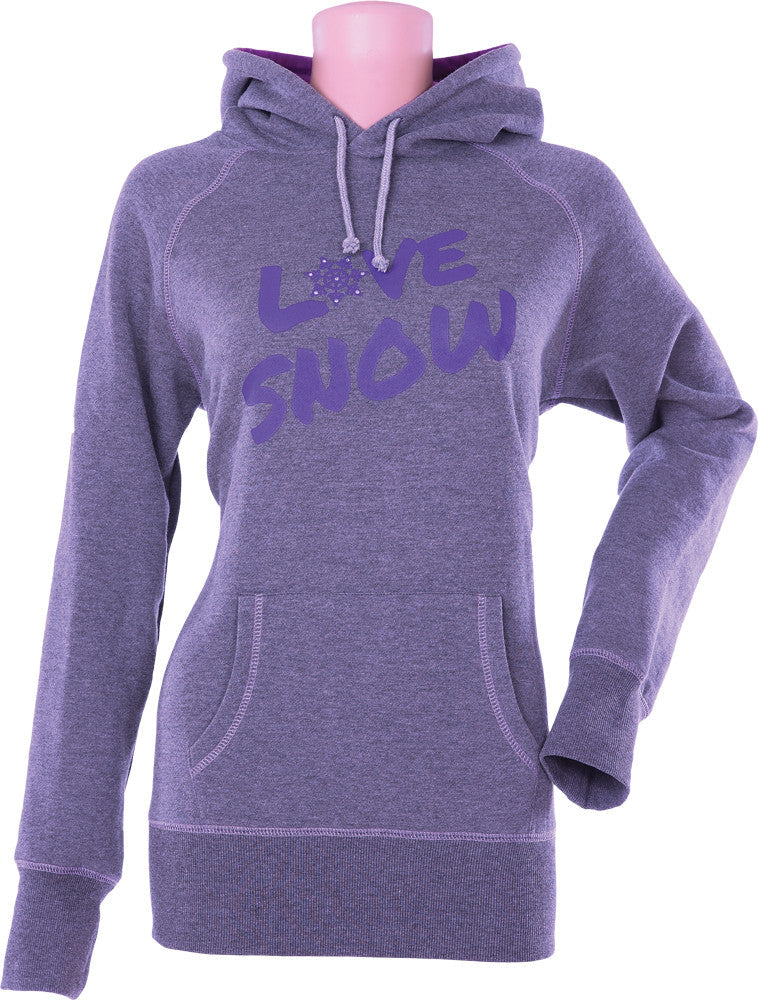 DSG Love Snow Pullover Hoodie Purple 3x 12901