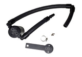 J&L 18-22 Kia Stinger GT 3.3TT Passenger Side Oil Separator 3.0 - Black Anodized 3106P-B