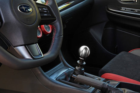 Perrin 15-22 Subaru WRX 2.0in. SS Ball Shift Knob (w/Rattle Fix) - Brushed PSP-INR-132-3