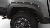 Bushwacker 15-18 Chevy ado Fleetside Pocket Style Flares 4pc 74.0in Bed - Black 40970-02