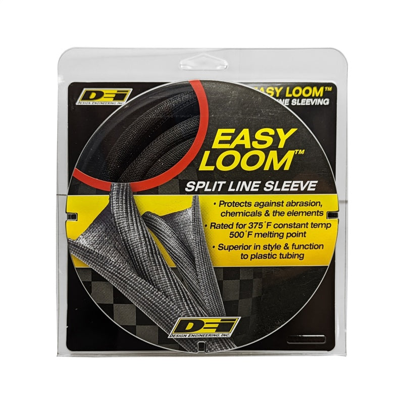 DEI Split Wire Sleeve Easy Loom 10mm-3/8in x 20 Black 10652