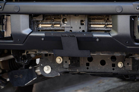 DV8 Offroad 21-22 Ford Bronco Factory Front Bumper Licence Relocation Bracket - Front LPBR-01